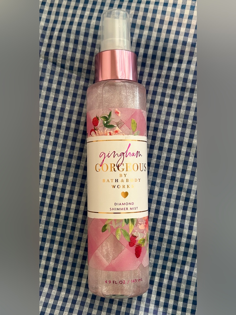 Bath & Body Works Gingham Gorgeous Diamond Shimmer Mist -